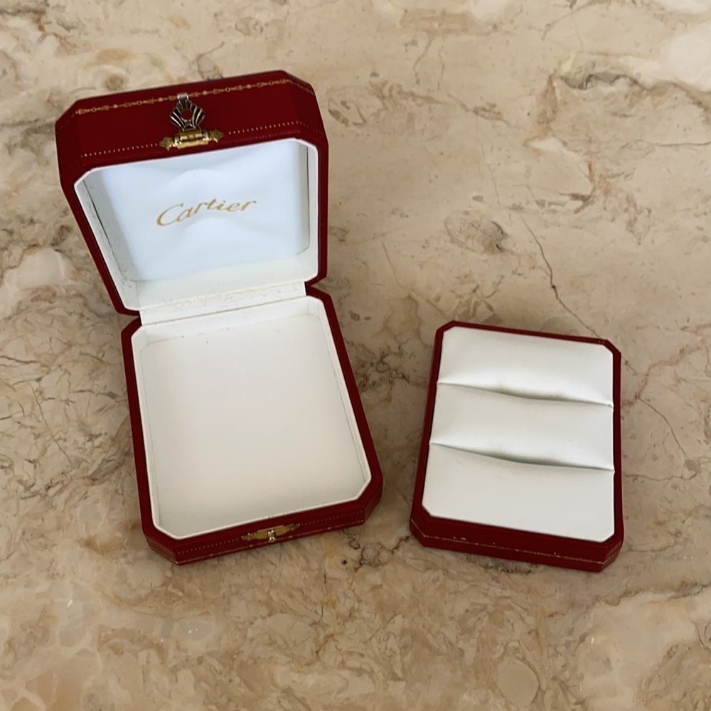 Authentic Cartier Double Wedding Rings Box - Picture 3 of 8